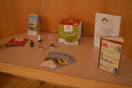 Vorlesefieber Tonies / Bildungsakademie Weinviertel Büchertisch beim Vorlesefieber mit Tonies
